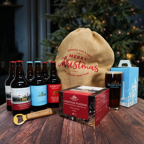 Festive Santa Sack - Harvey's Brewery